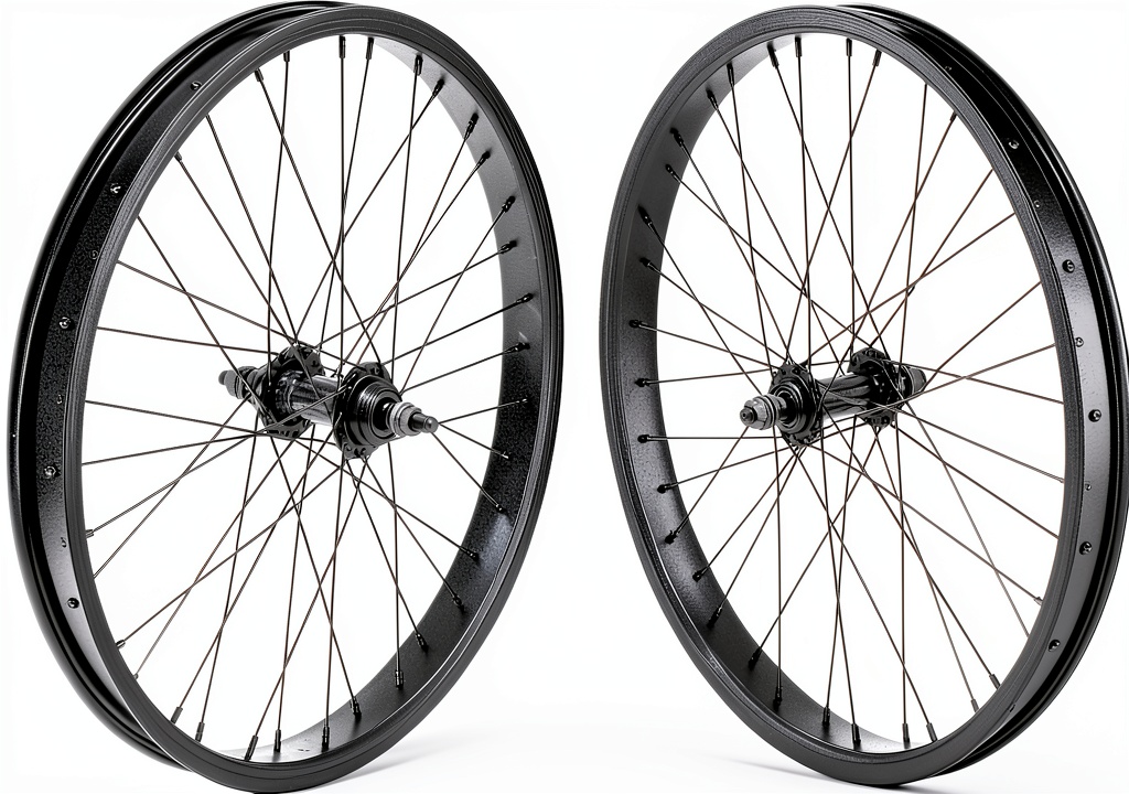 WheelMaster Alloy BMX rim installed on a BMX bike