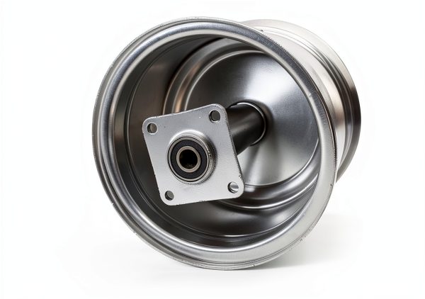 AlveyTech 9 inch Bike Rim Silver Mini Bike Rear-2