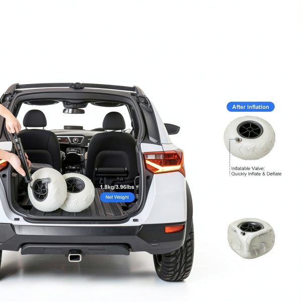 Beach Inflatable Wheels RTUSUML PVC 9 Inch-1