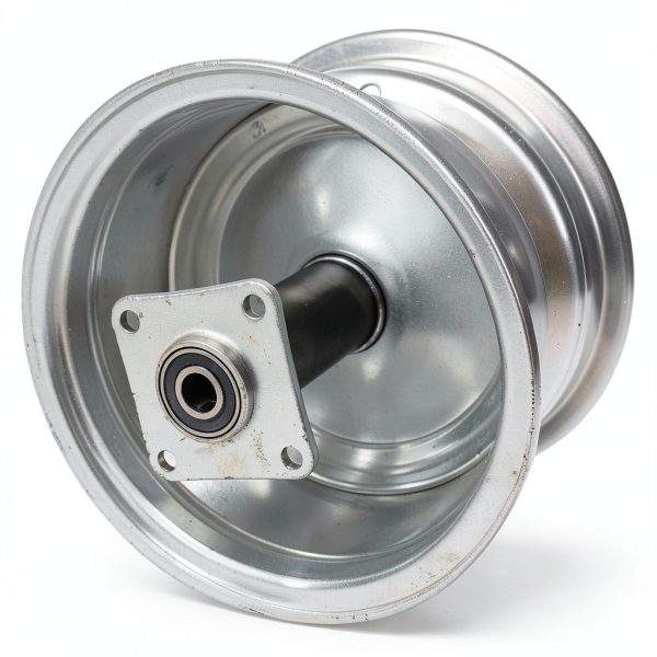 AlveyTech 9 inch Bike Rim Silver Mini Bike Rear-6