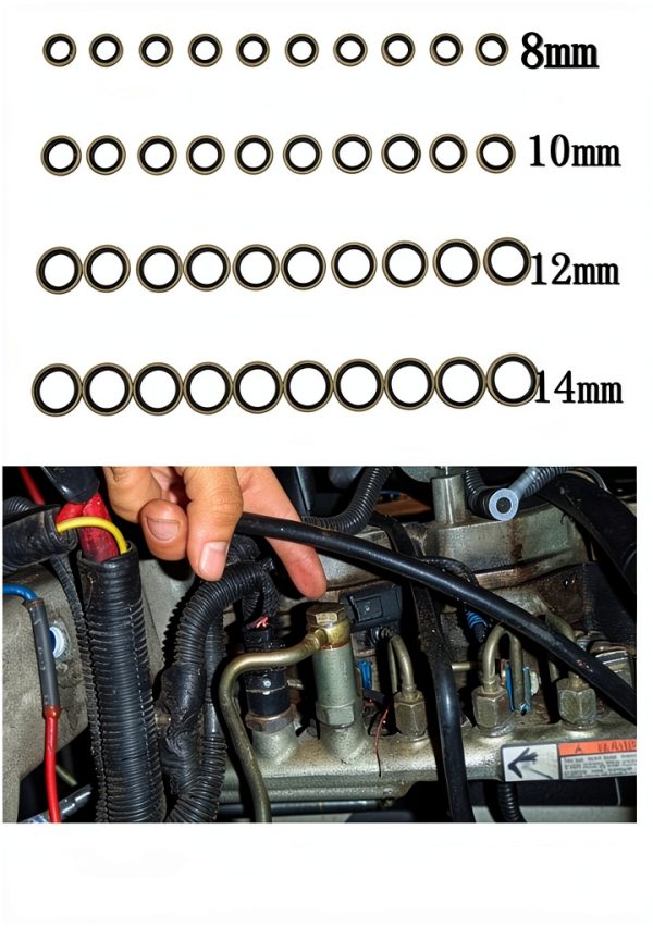 Fuel Sealing Washers Mysttoo Copper Flat Washers-4