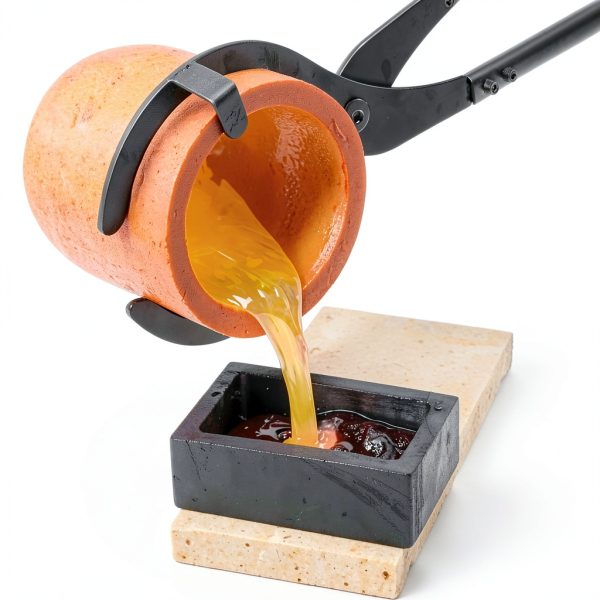 GEIMRSY Propane Furnace 6KG Graphite Crucible with Ingot Mold-3