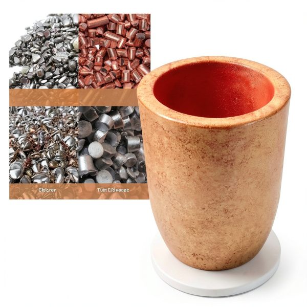 GEIMRSY Propane Furnace 6KG Graphite Crucible with Ingot Mold-1