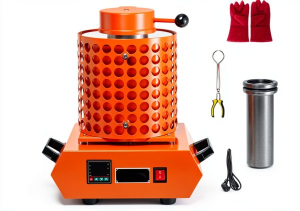 Gold Melting Furnace MeetTasty 5KG Lab Furnace 2000W High Temp-0