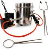 16KG Large Capacity Propane Furnace with Tongs Crucible LSMIITTH-1