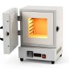 2000w Electric Ceramic Laboratory Muffle Furnace, Electric Kiln 1150℃ Metal Melting Furnace, for Dentistry, Ceramic Works, Jewelry Treatment-1