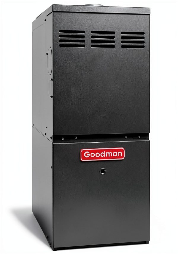 Goodman Two-Stage Upflow/Horizontal 80k BTU Gas Furnace 17.5" Wide-1