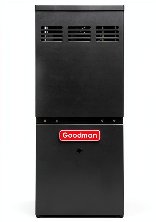 Goodman Two-Stage Upflow/Horizontal 80k BTU Gas Furnace 17.5" Wide-0