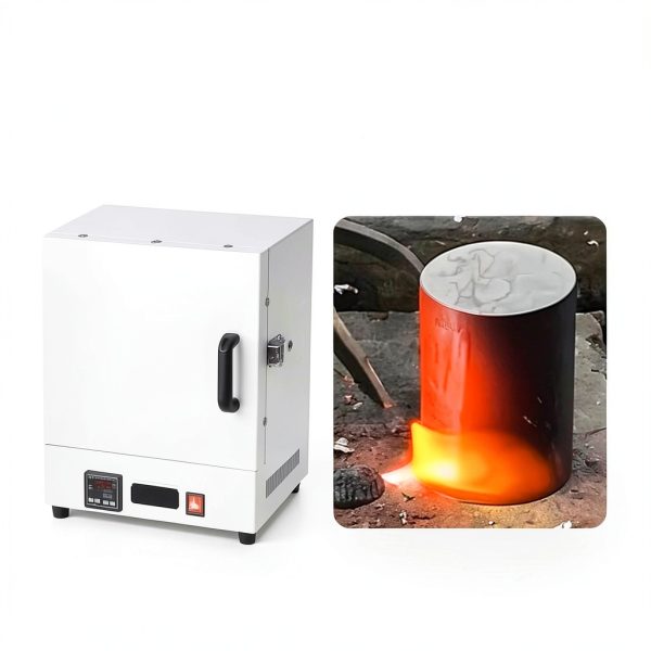 2000w Electric Ceramic Laboratory Muffle Furnace, Electric Kiln 1150℃ Metal Melting Furnace, for Dentistry, Ceramic Works, Jewelry Treatment-2